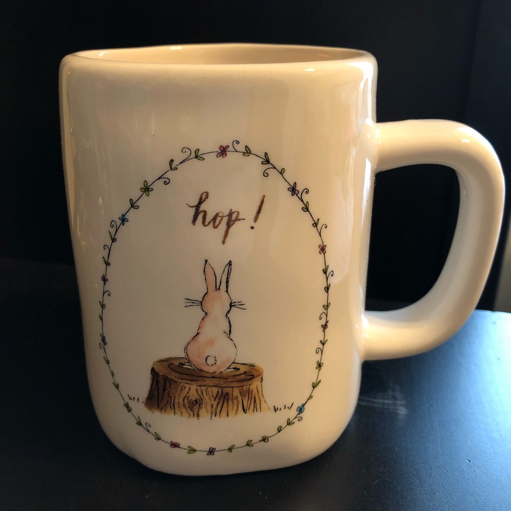 Rae Dunn “HOP!” Easter Bunny Mug!